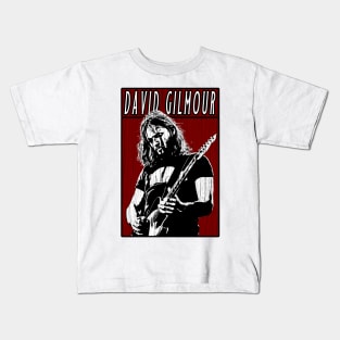 Vintage Retro David Gilmour Kids T-Shirt